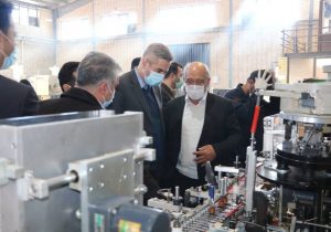 افتتاح خط تولید نوشت افزار آرین در شهرک صنعتی دماوند